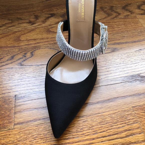 SOLD -Like new Aquazurra Chain Reaction Mules - Picture 11 of 16